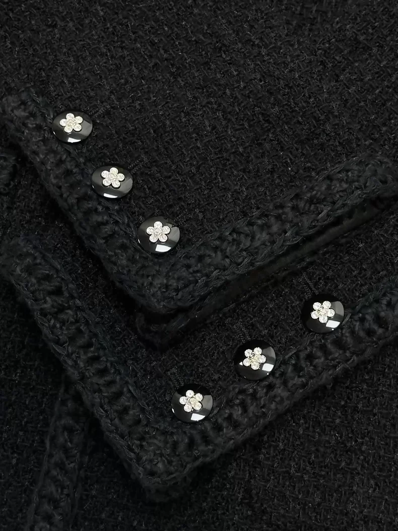 Chanel 23K black tweed jacket - Image 3