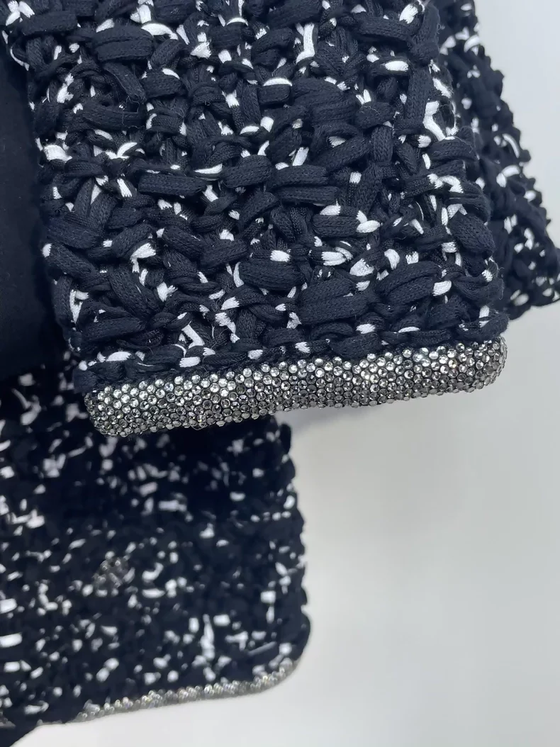 Chanel black tweed cardigan - Image 3