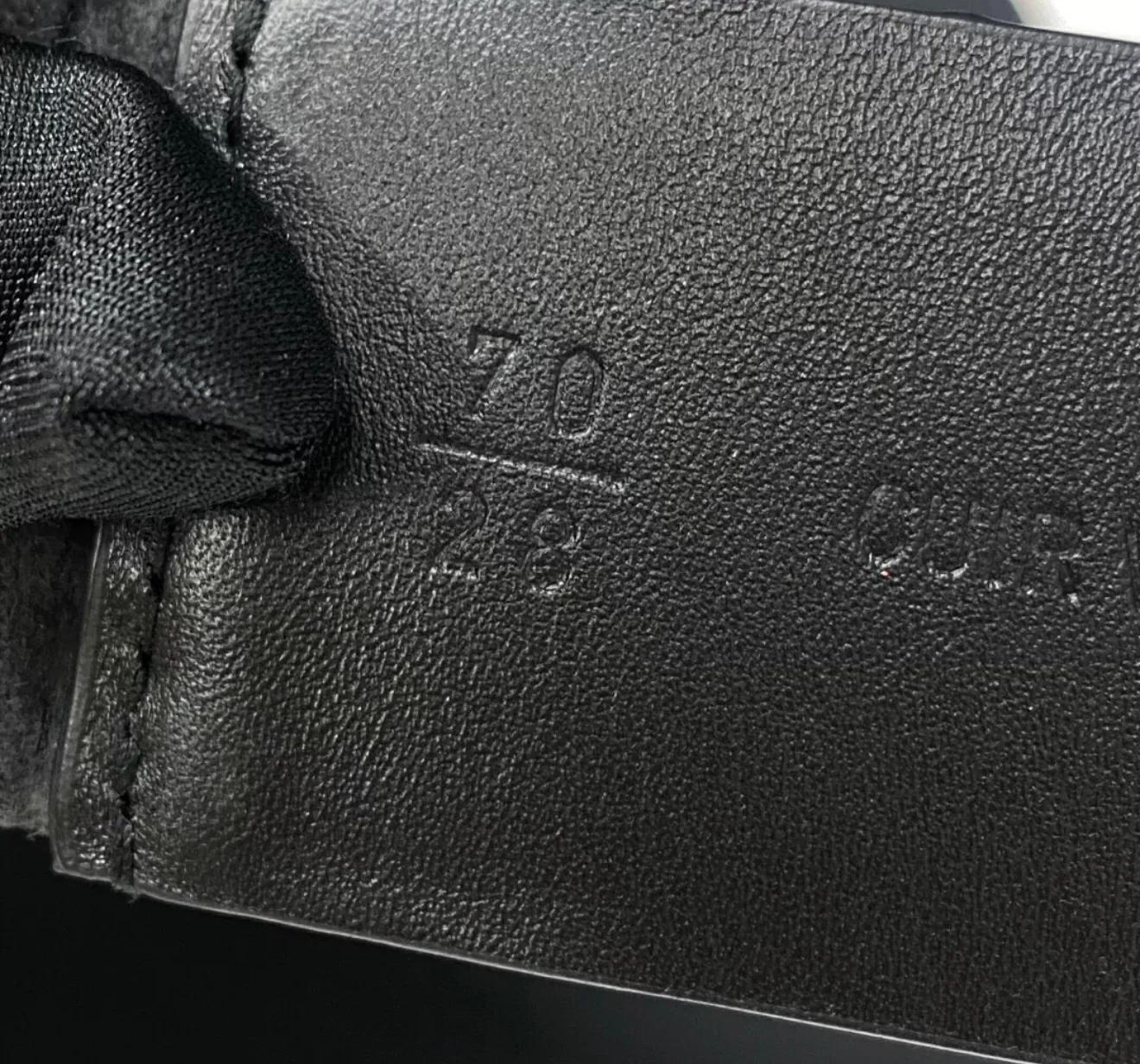 Chanel belt black leather - Image 4