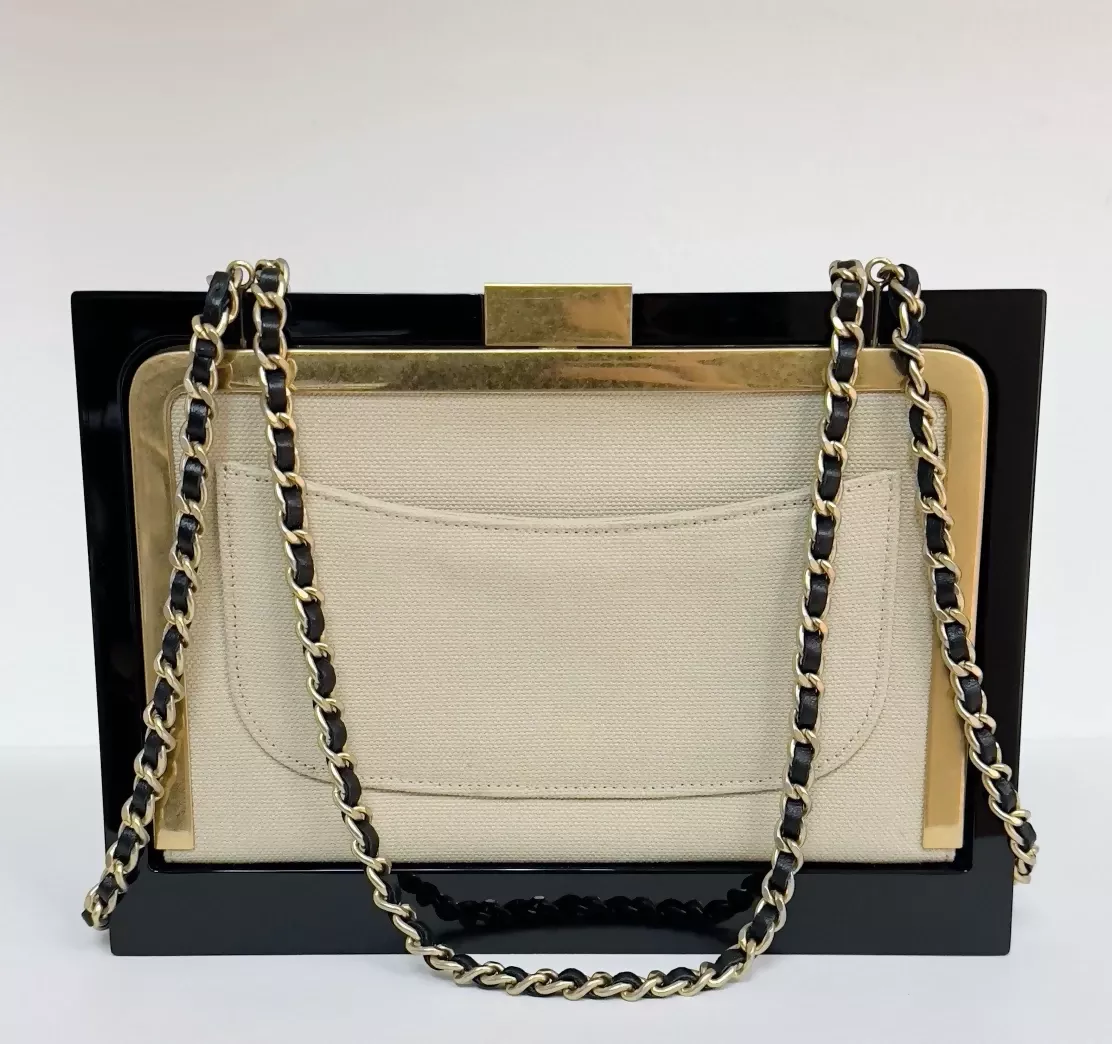 Chanel Black Privée Collection Runway Frame Bag - Image 2