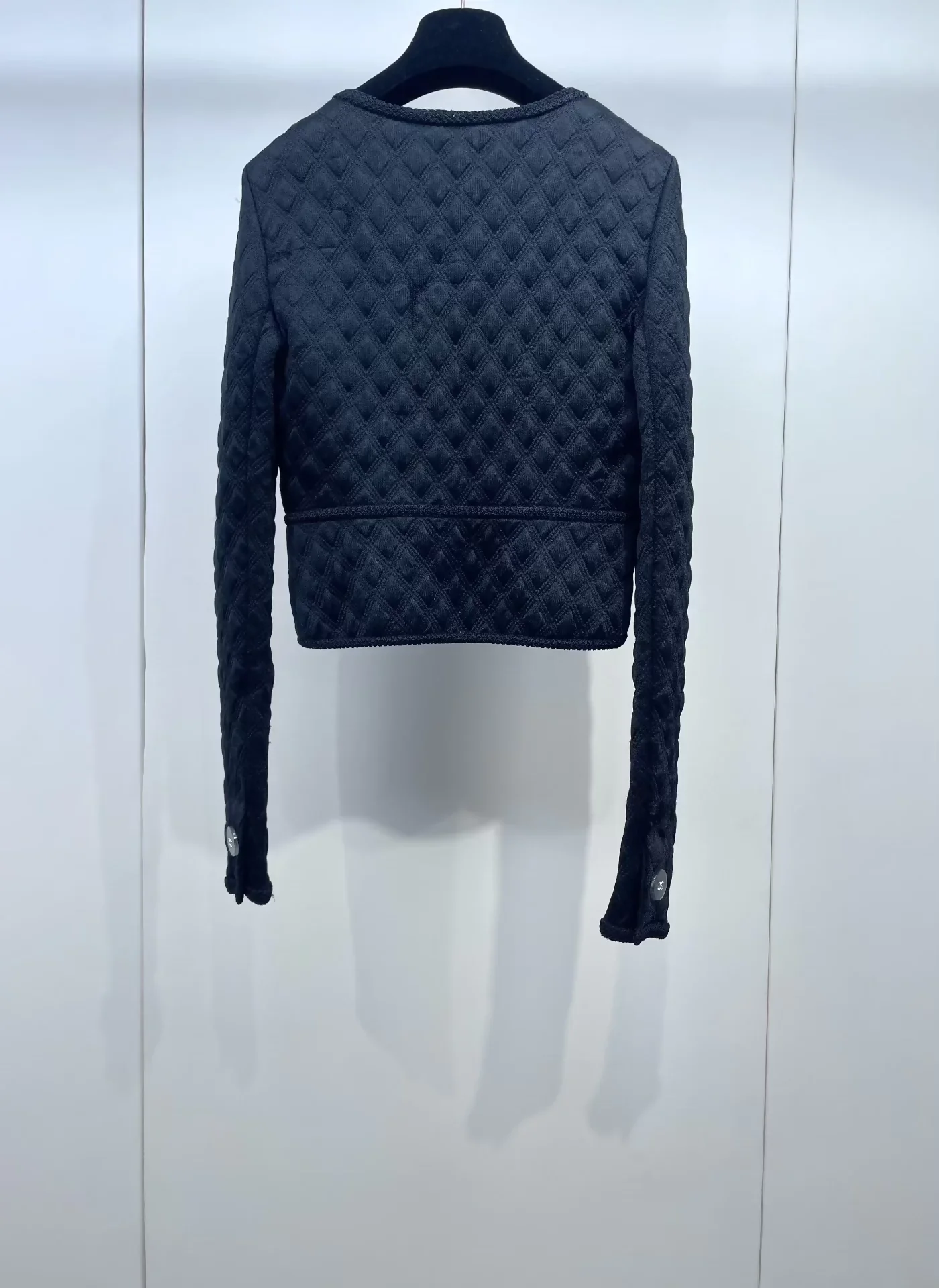 Chanel Black Quilted Jacket - Image 2