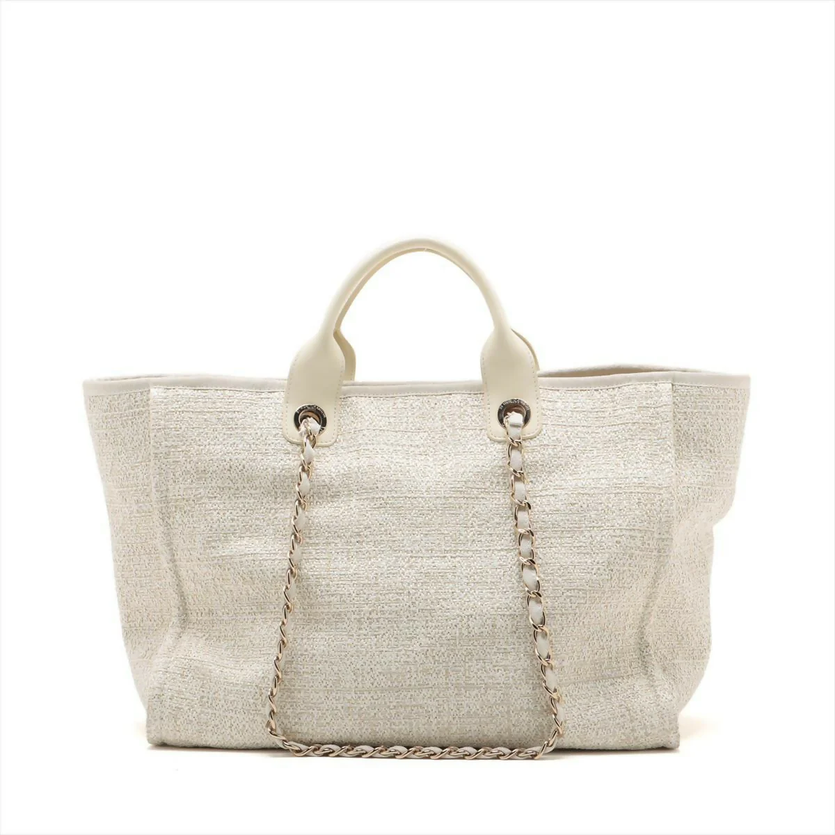 Chanel Canvas Large Deauville Tote Bag - Image 2