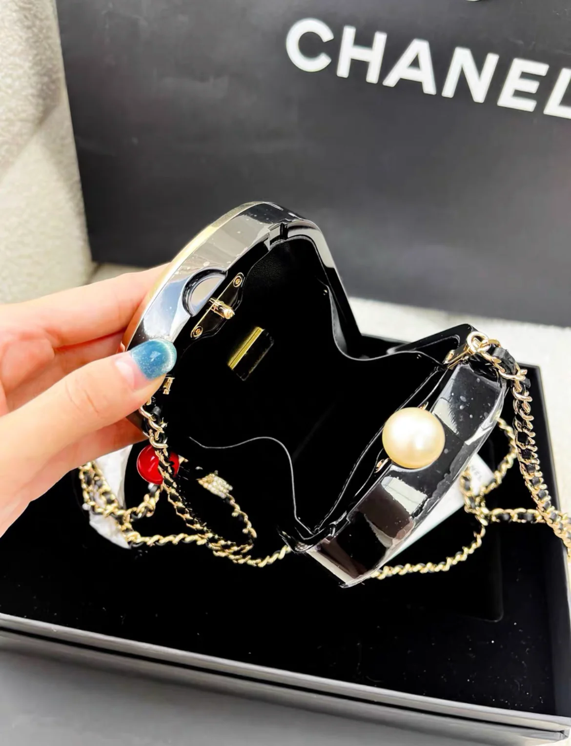 CHANEL CASINO MINAUDIÈRE BAG 23C MONACO SLOT MACHINE EVENING CLUTCH - Image 5