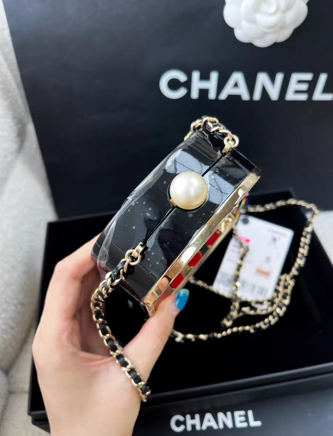 CHANEL CASINO MINAUDIÈRE BAG 23C MONACO SLOT MACHINE EVENING CLUTCH - Image 7