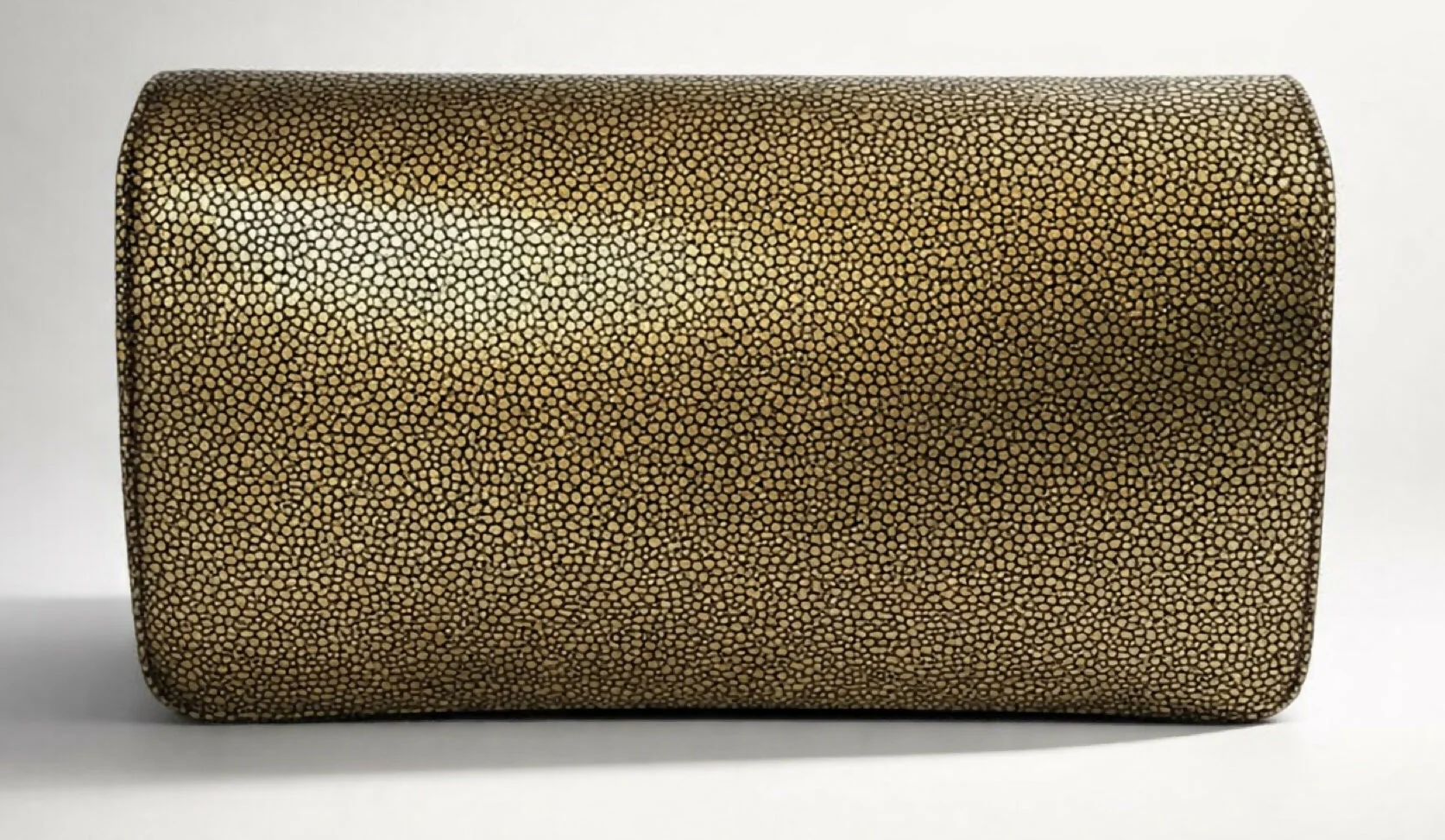 Chanel Caviar Bronze Metallic Double CC Wallet on Chain WOC - Image 5
