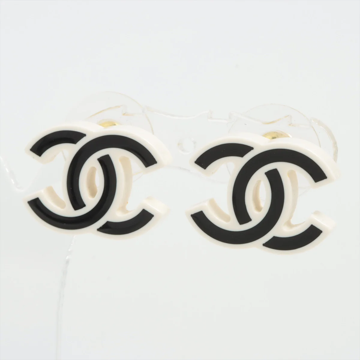 Chanel Cc Logo 2022 Premium Resin Earrings