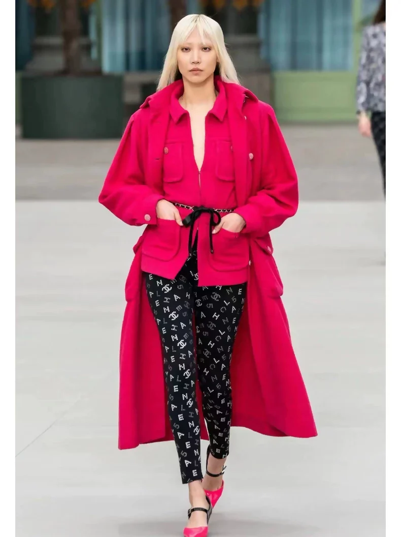 Chanel 20 pink tweed jacket - Image 3