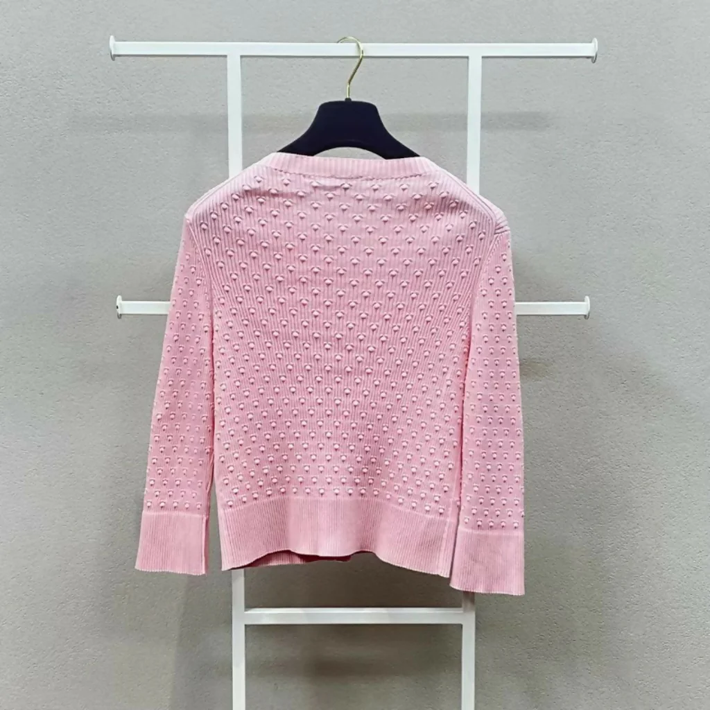 Chanel pink cardigan - Image 2