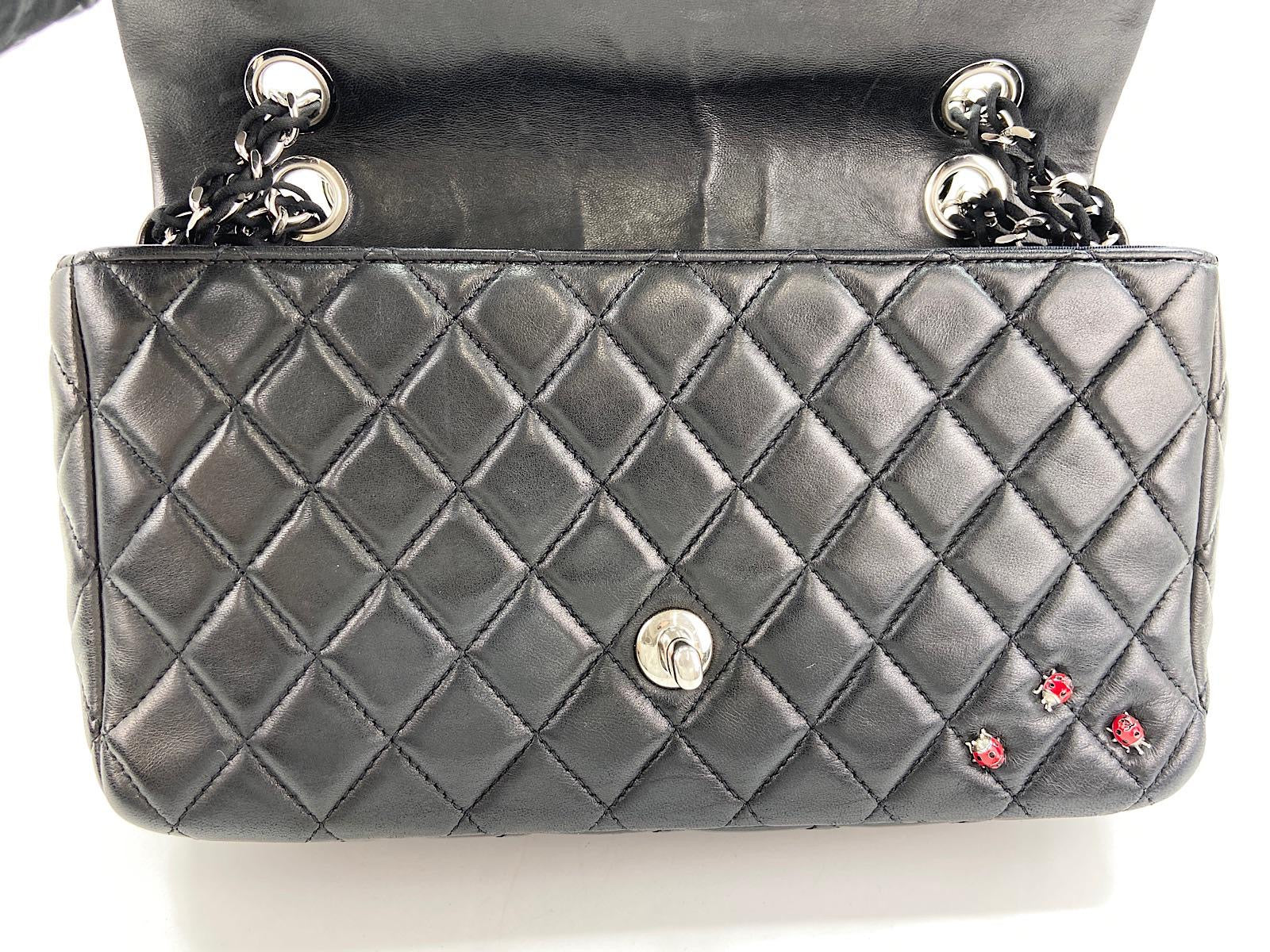 Chanel Classic Medium Lady Bug Flap Bag - Image 11