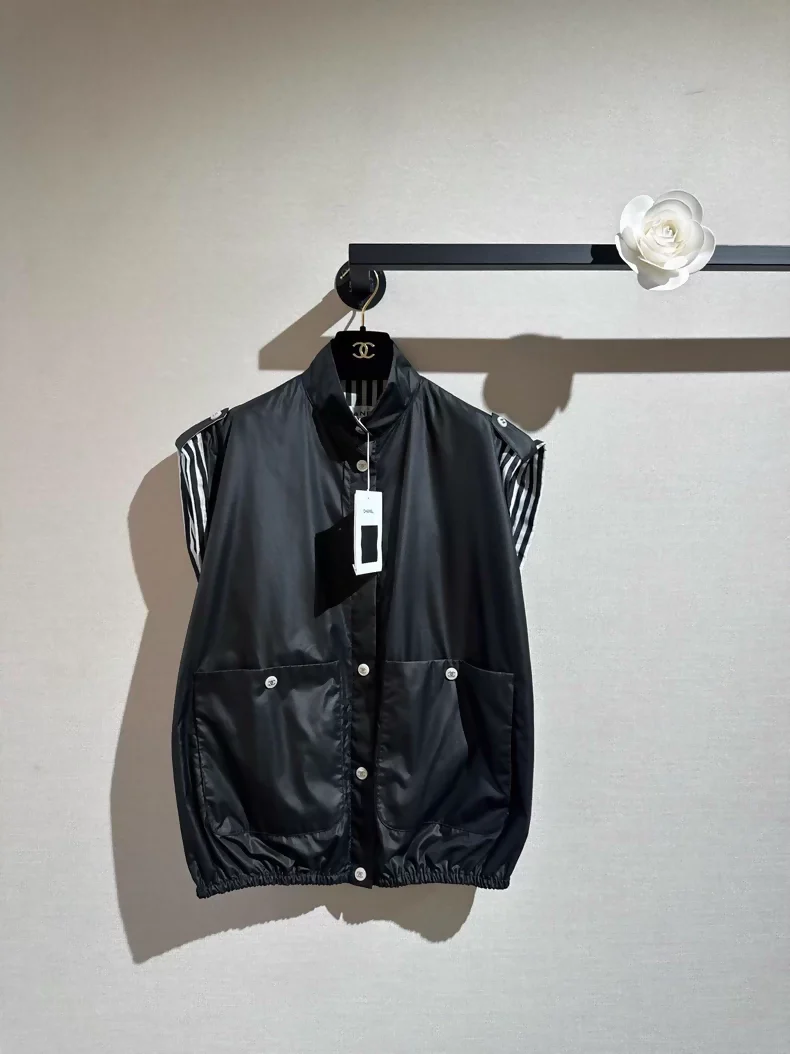 Chanel 24M Coco Beach collection black vest