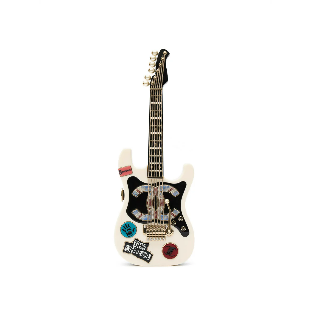 Chanel Collectible Guitar Minaudière Bag