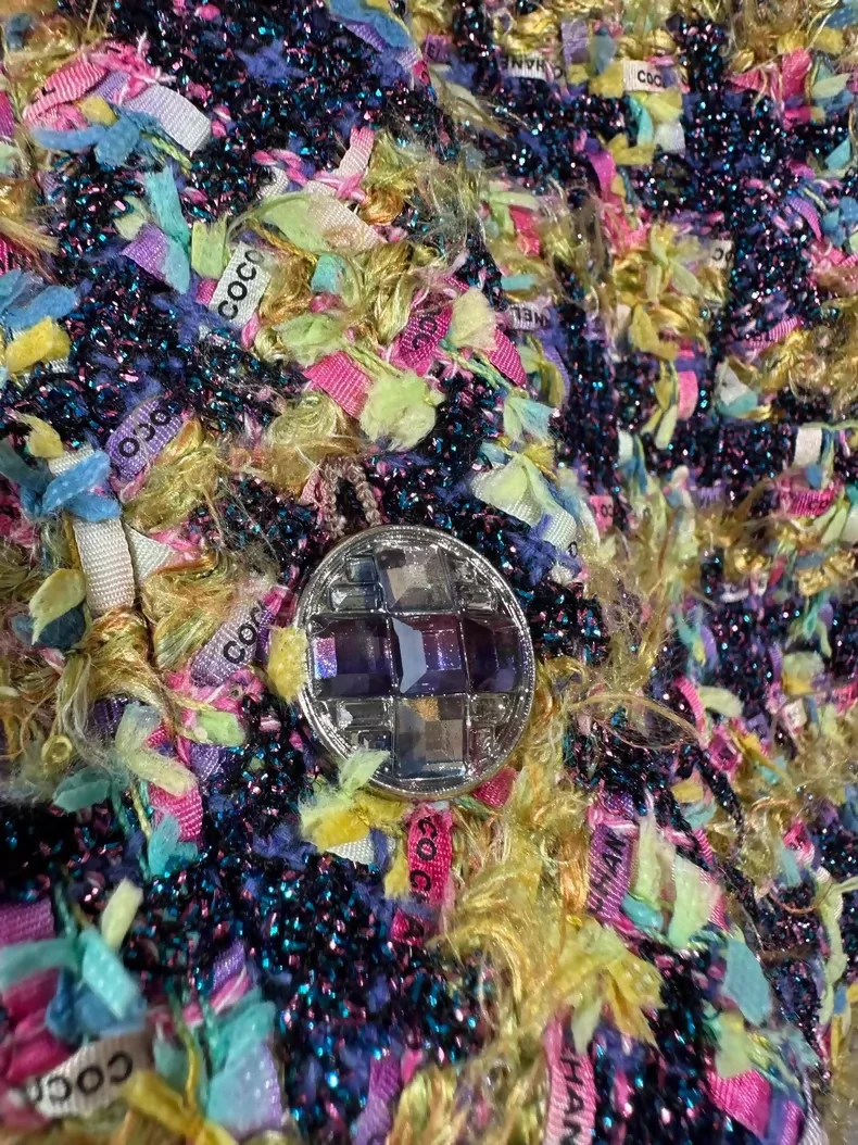 Chanel 22A Colorful Tweed dress - Image 2