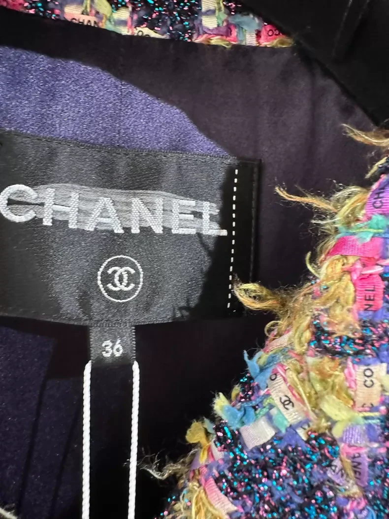 Chanel 22A Colorful Tweed dress - Image 3