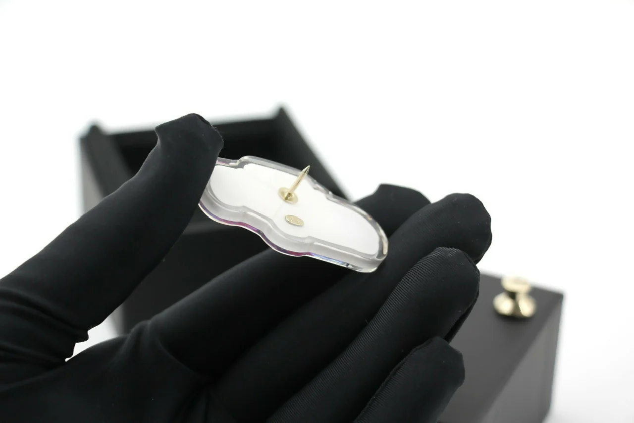Chanel 24C Acrylic Pink Auto Motif Brooch - Image 6