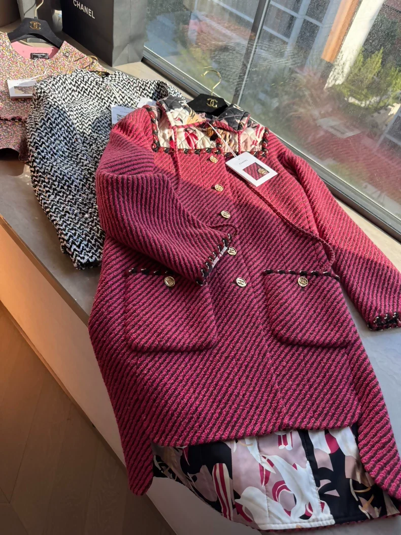 Chanel 23A tweed coat
