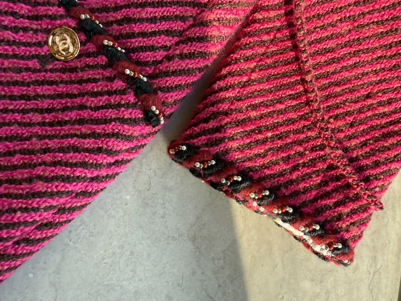 Chanel 23A tweed coat - Image 2