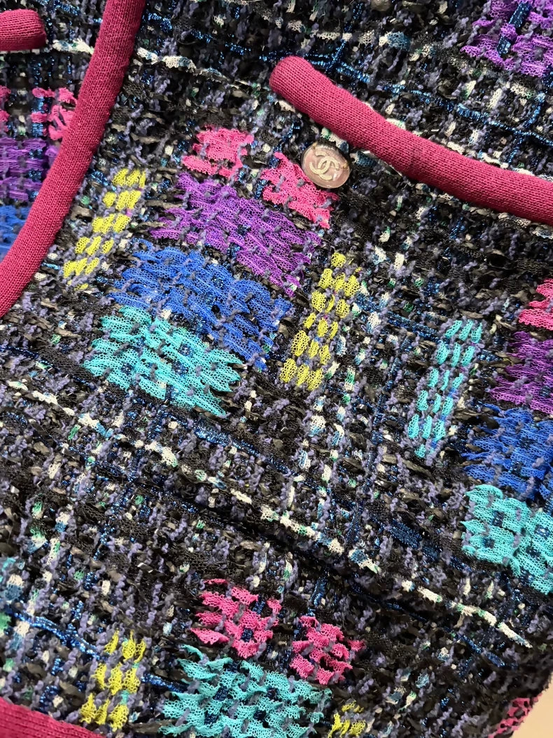 Chanel multicolor Tweed Jacket - Image 5