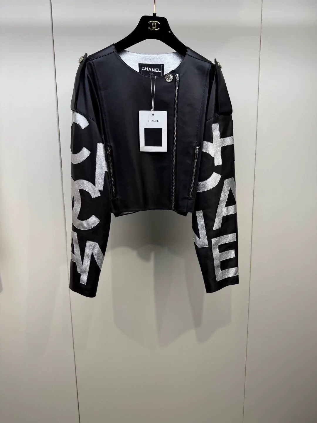 Chanel 21S leather jacket