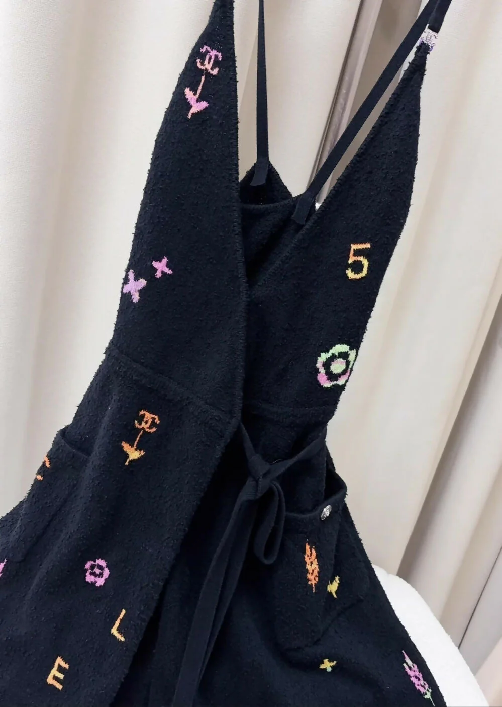 Chanel 22P black towel dress - Image 3