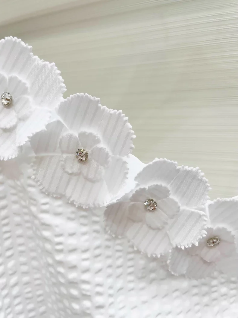 Chanel 26C floral White top - Image 2