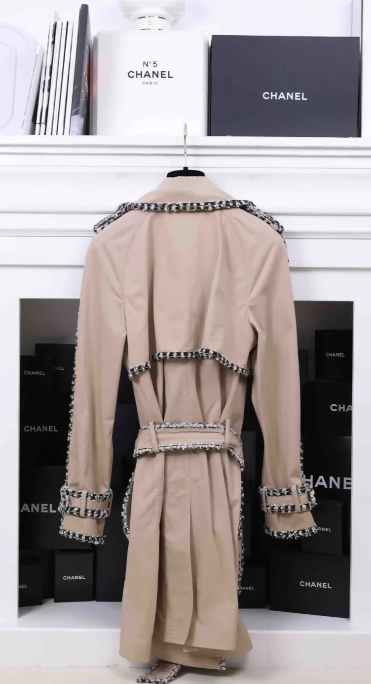 Chanel trench coat jacket - Image 2