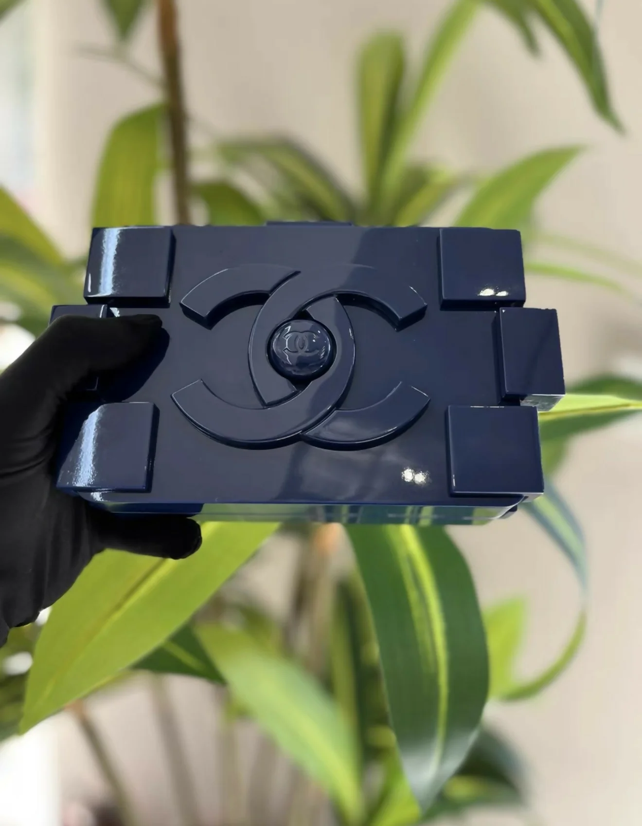 Chanel Lego Navy Clutch box - Image 2