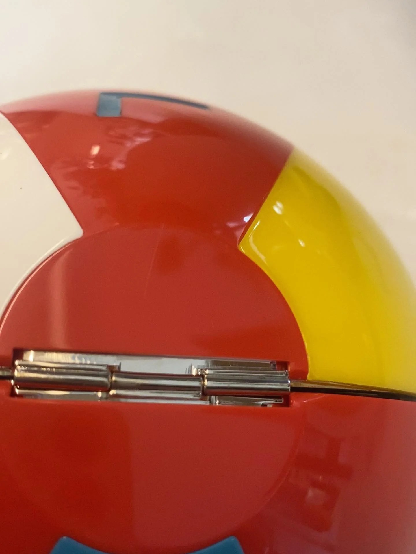 Chanel Limited Edition Red, Yellow, Blue and White Lucite Beach Ball Bag Pale Gold Hardware - Image 8