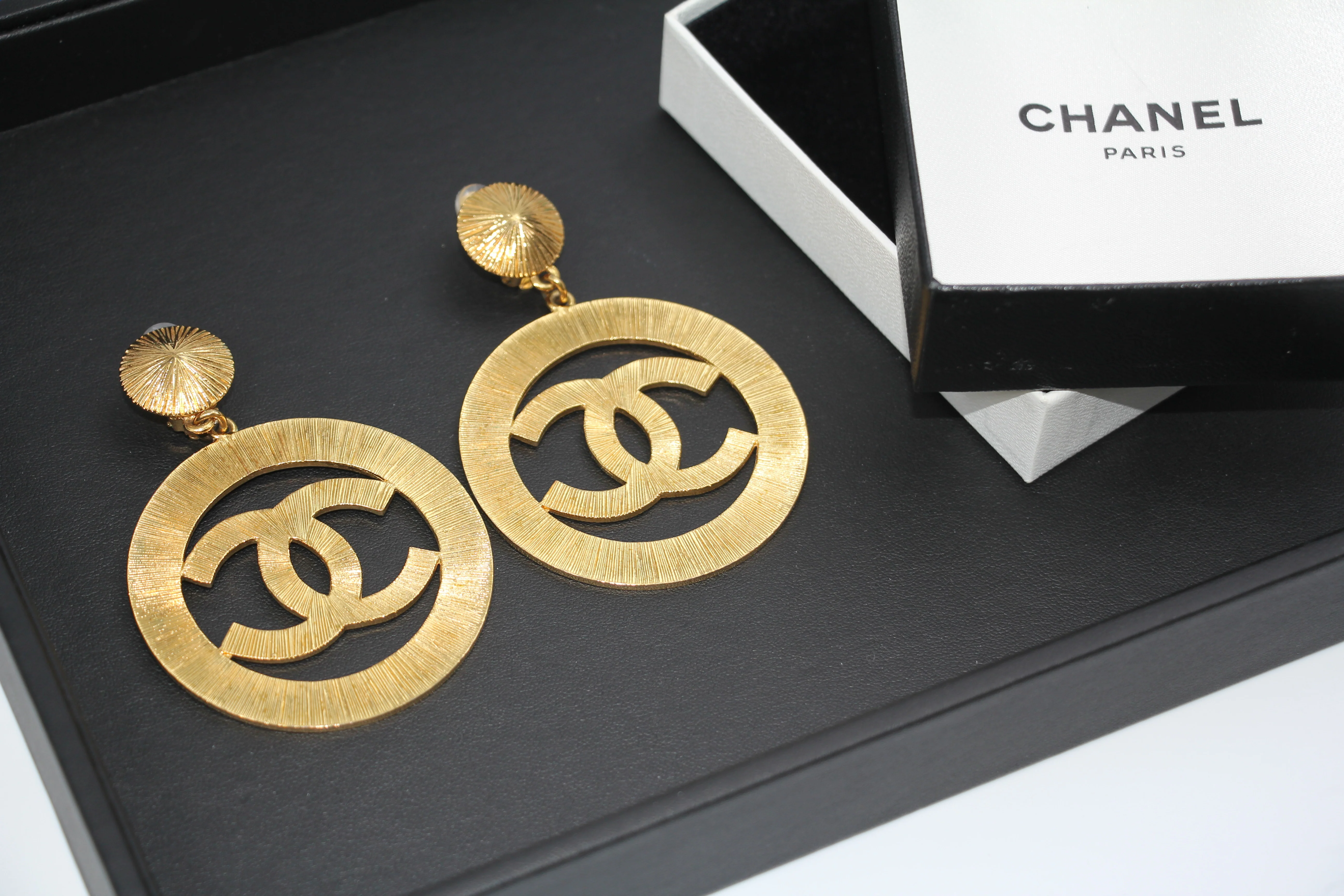 Chanel Logo Earrings - Image 4