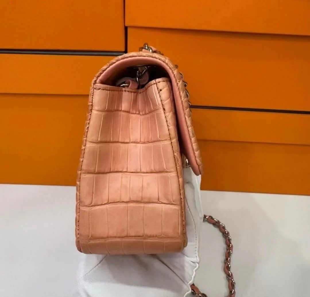 Chanel matte Alligator mini Flap Bag - Image 5
