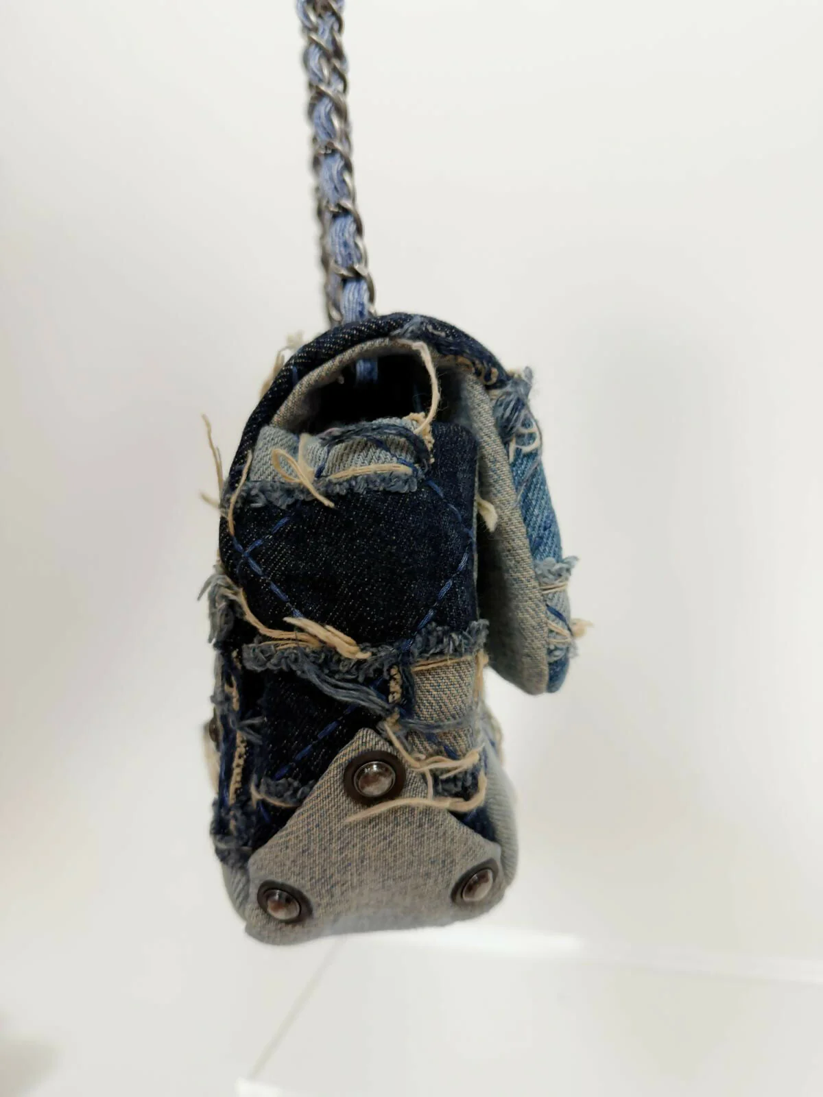 Chanel Medium Denim Paris-Dallas Patchwork Flap Bag - Image 8