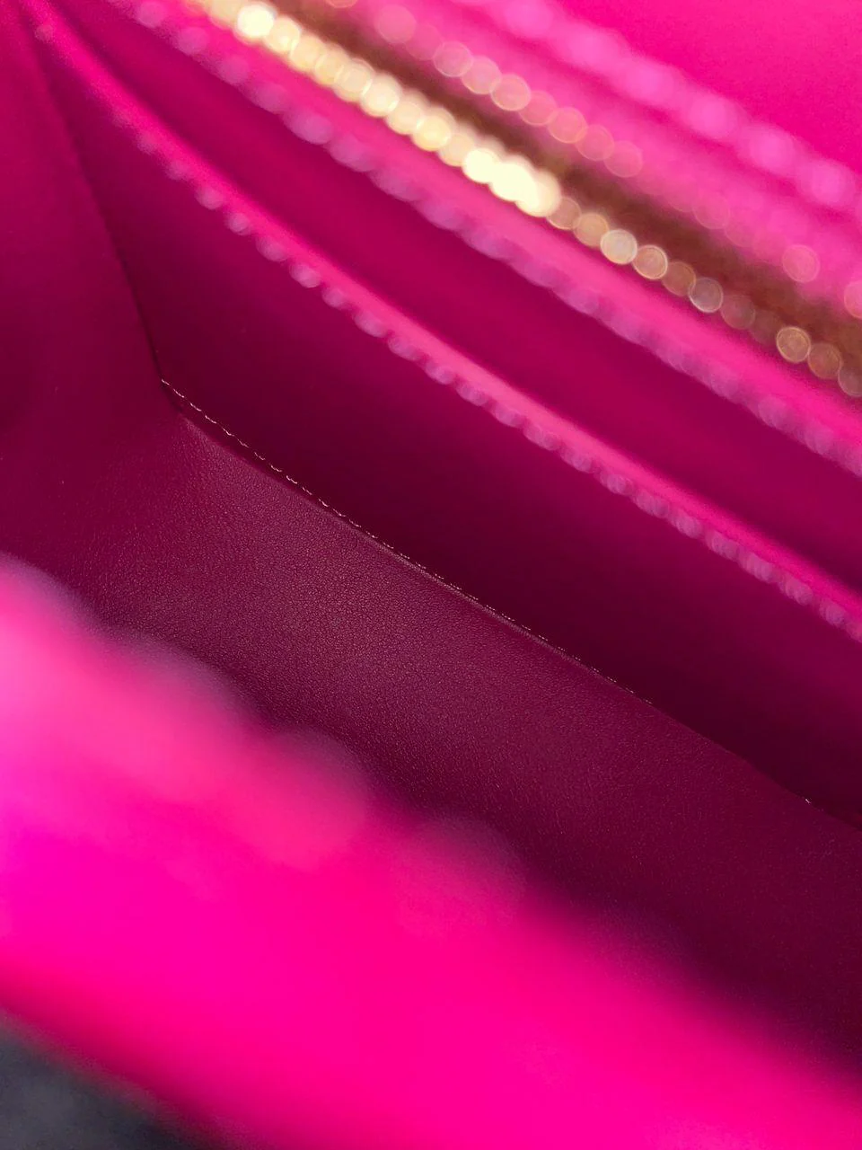 Chanel Medium Pink crocodile Alligator Flap Bag Gold Hardware - Image 13