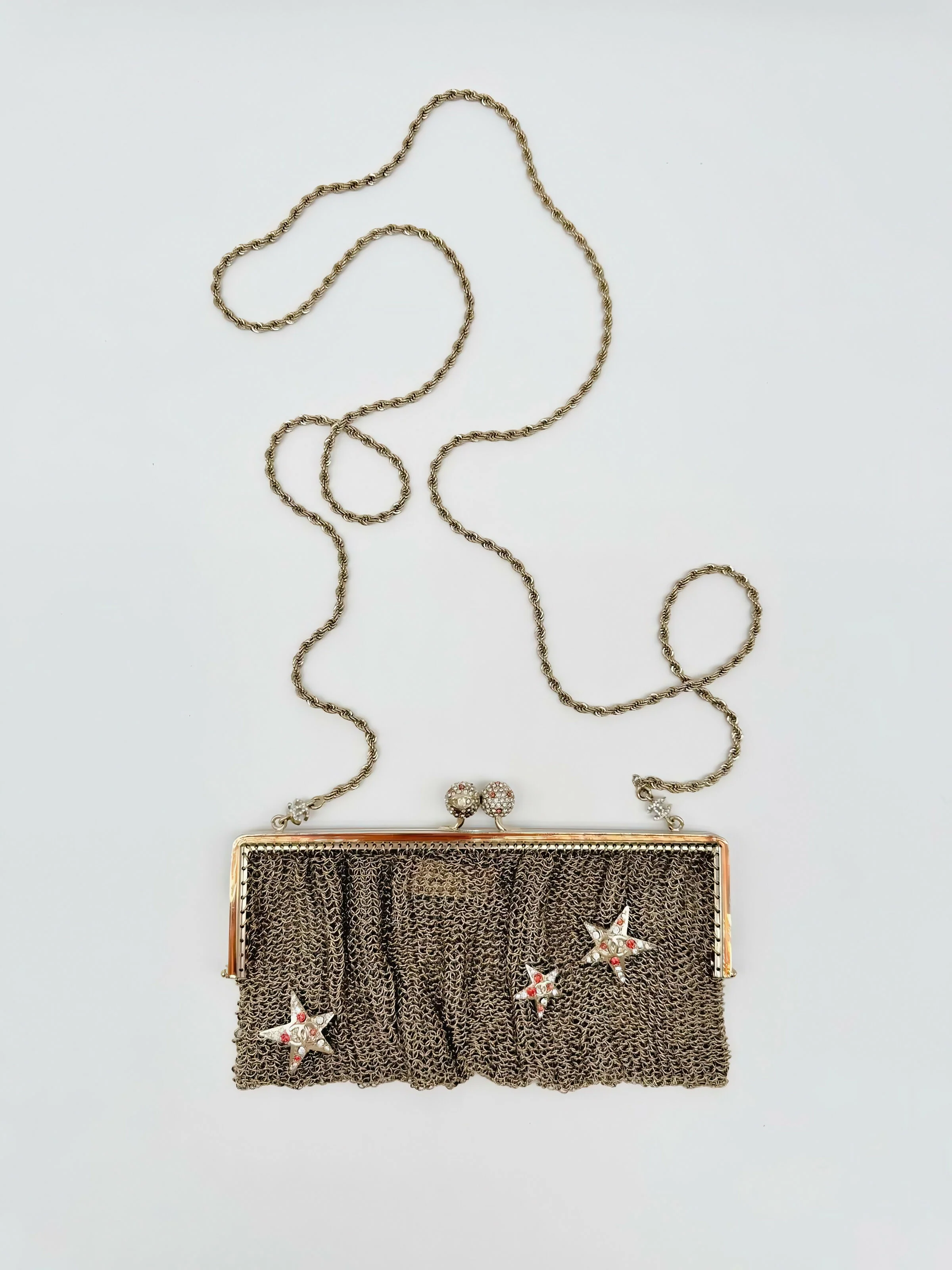 Chanel Metal Mesh Star Minaudière - Image 2