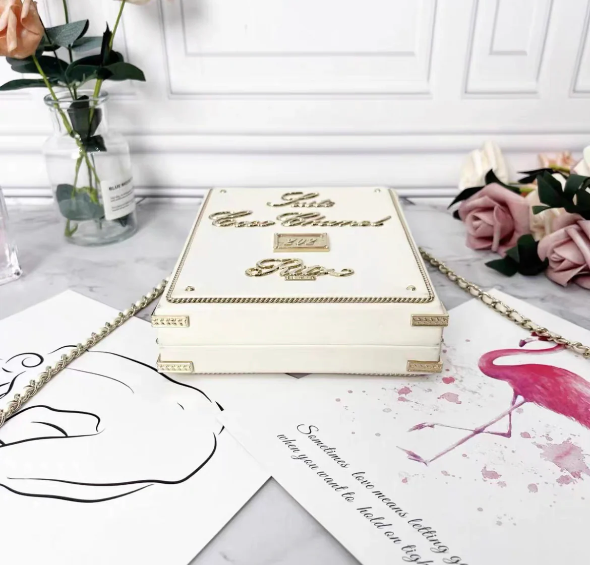 CHANEL MINAUDIÈRE LIMITED EDITION CHANEL COCO CHANEL SUITE 202 RITZ PARIS GOLD-TONE HARDWARE - Image 5