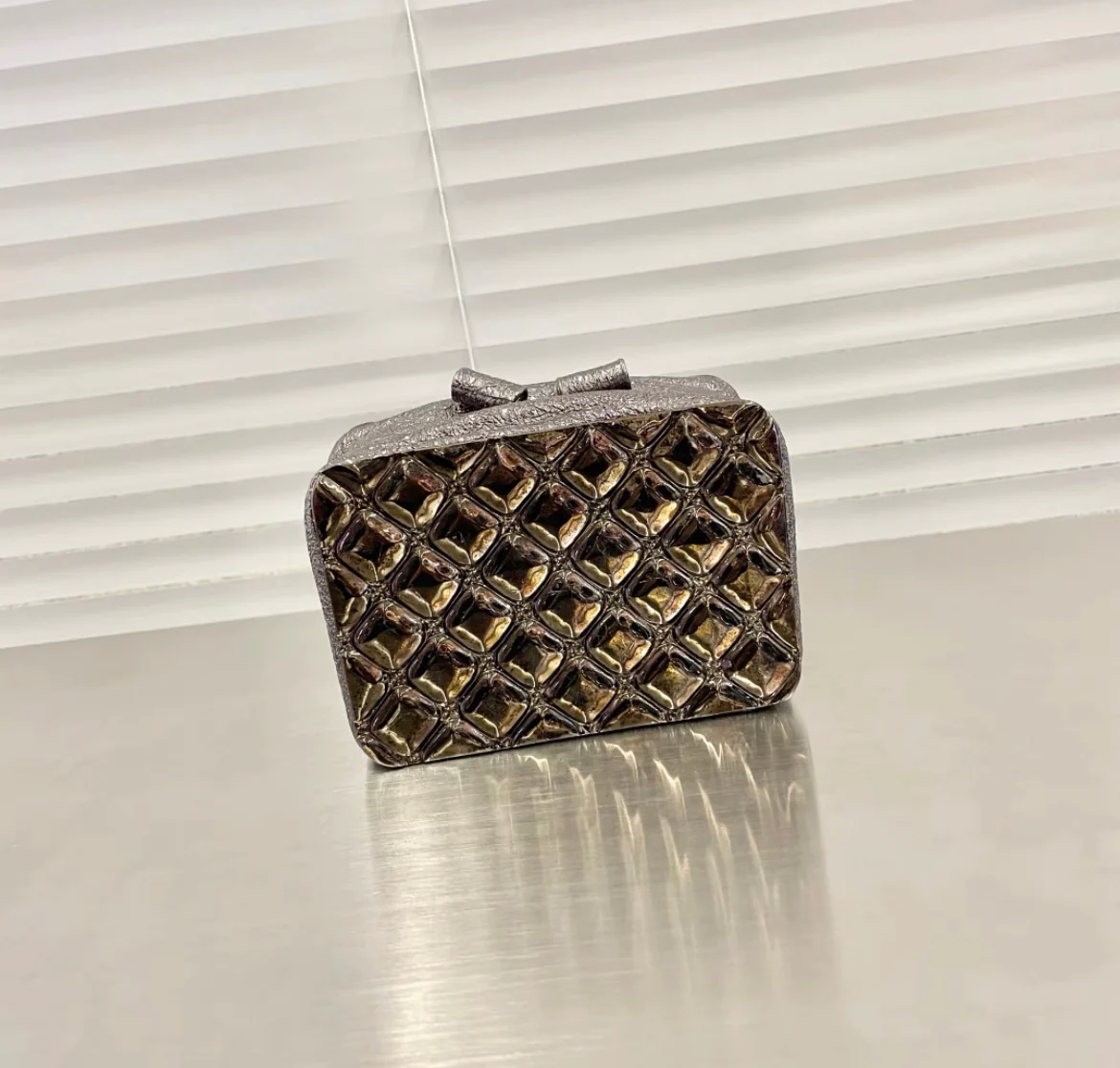 Chanel Minaudière Moscow Leo Runway Rare Metal Clutch - Image 3