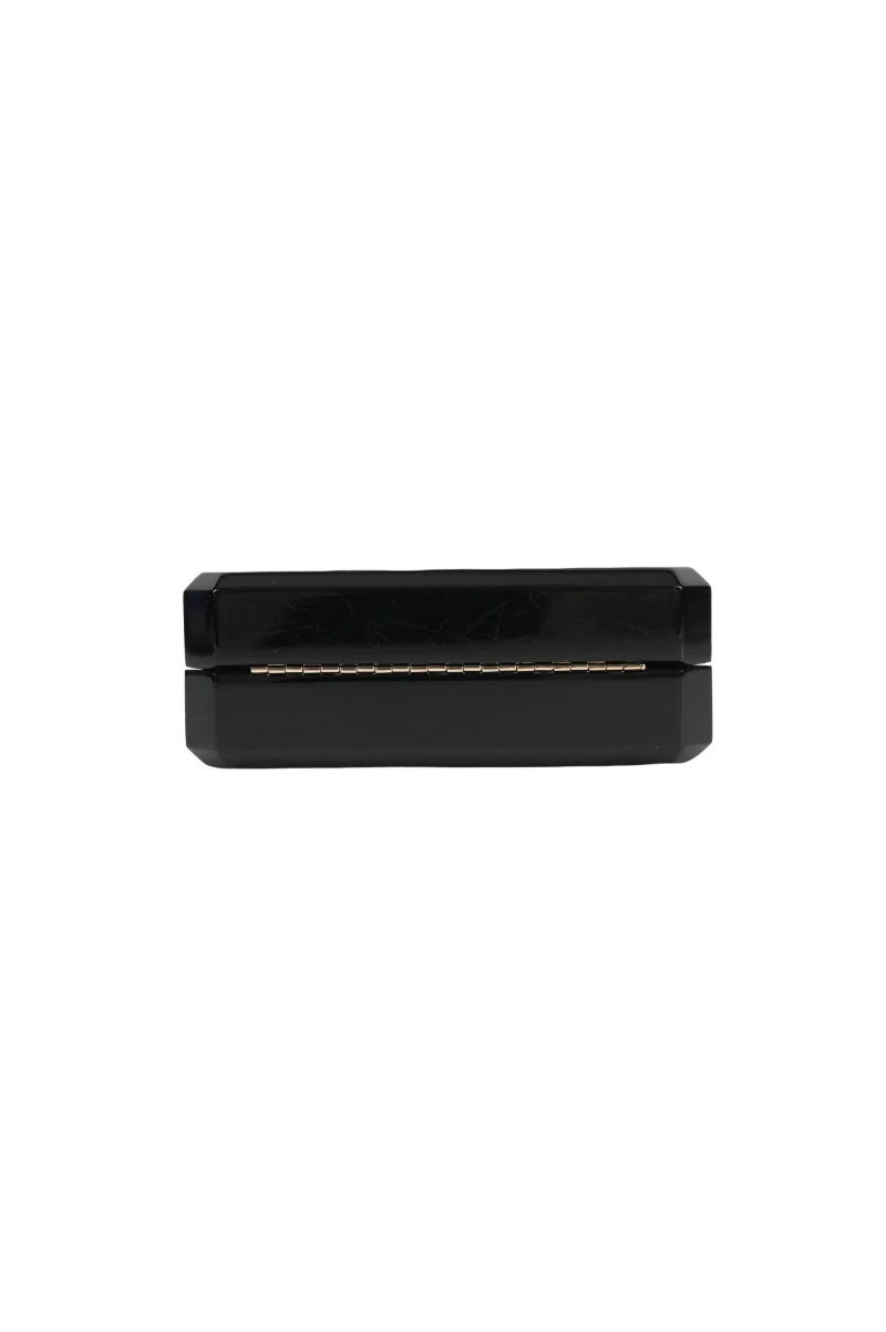 Chanel Minaudiere Perfume Clutch Black Acrylic Light Gold Hardware minaudiere - Image 3