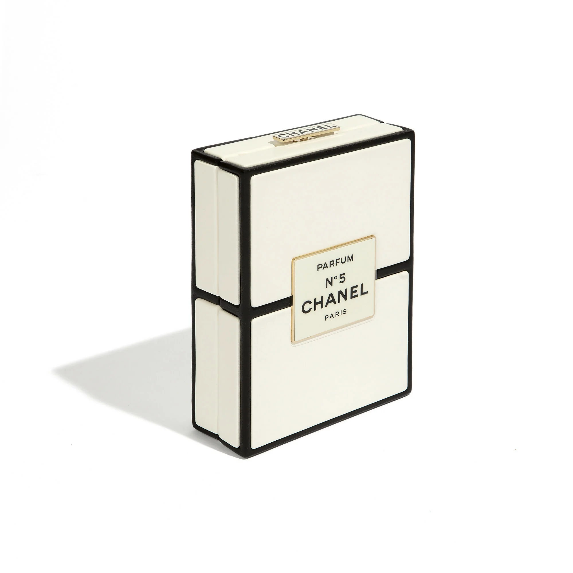 Chanel No.5 Perfume Box Minaudière Clutch Bag 2021 - Image 4