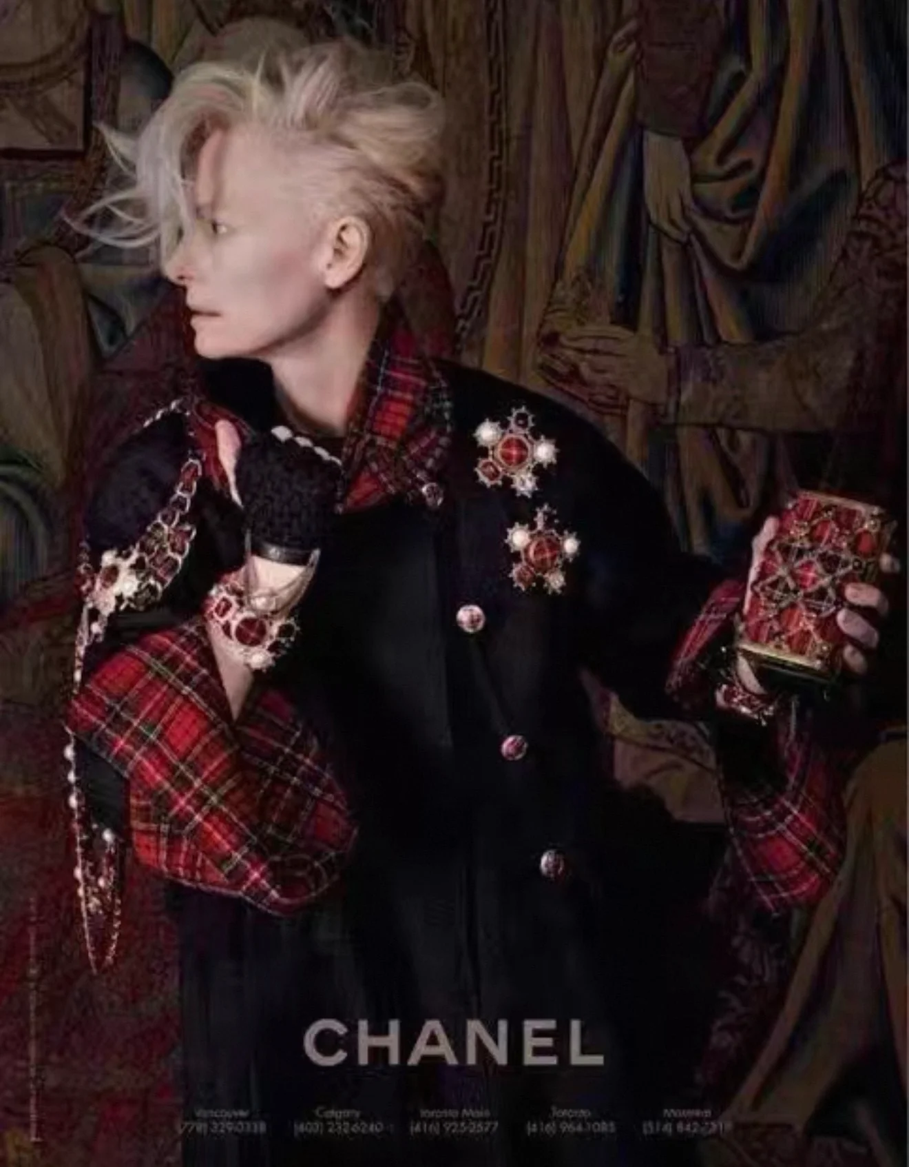 Chanel Paris-Edinburgh 2012-13 plaid coat - Image 2