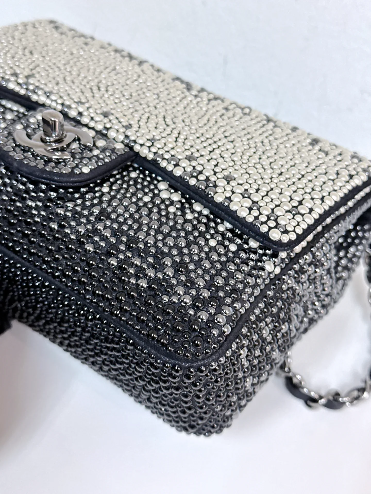 Chanel Pearls & Beads Mini Classic Single Flap Bag - Image 6