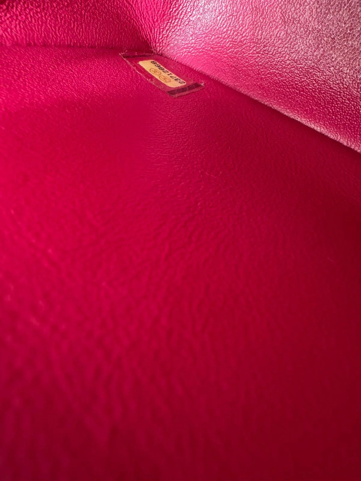 Chanel pink Lambskin Chevron Quilted Medium Double Flap - Image 18