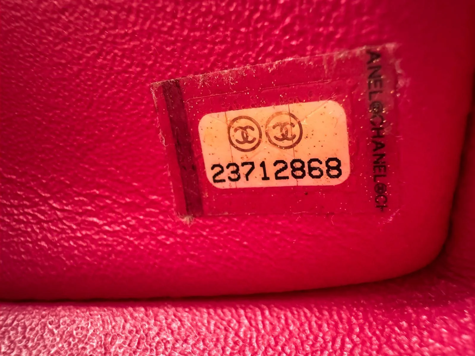 Chanel pink Lambskin Chevron Quilted Medium Double Flap - Image 19