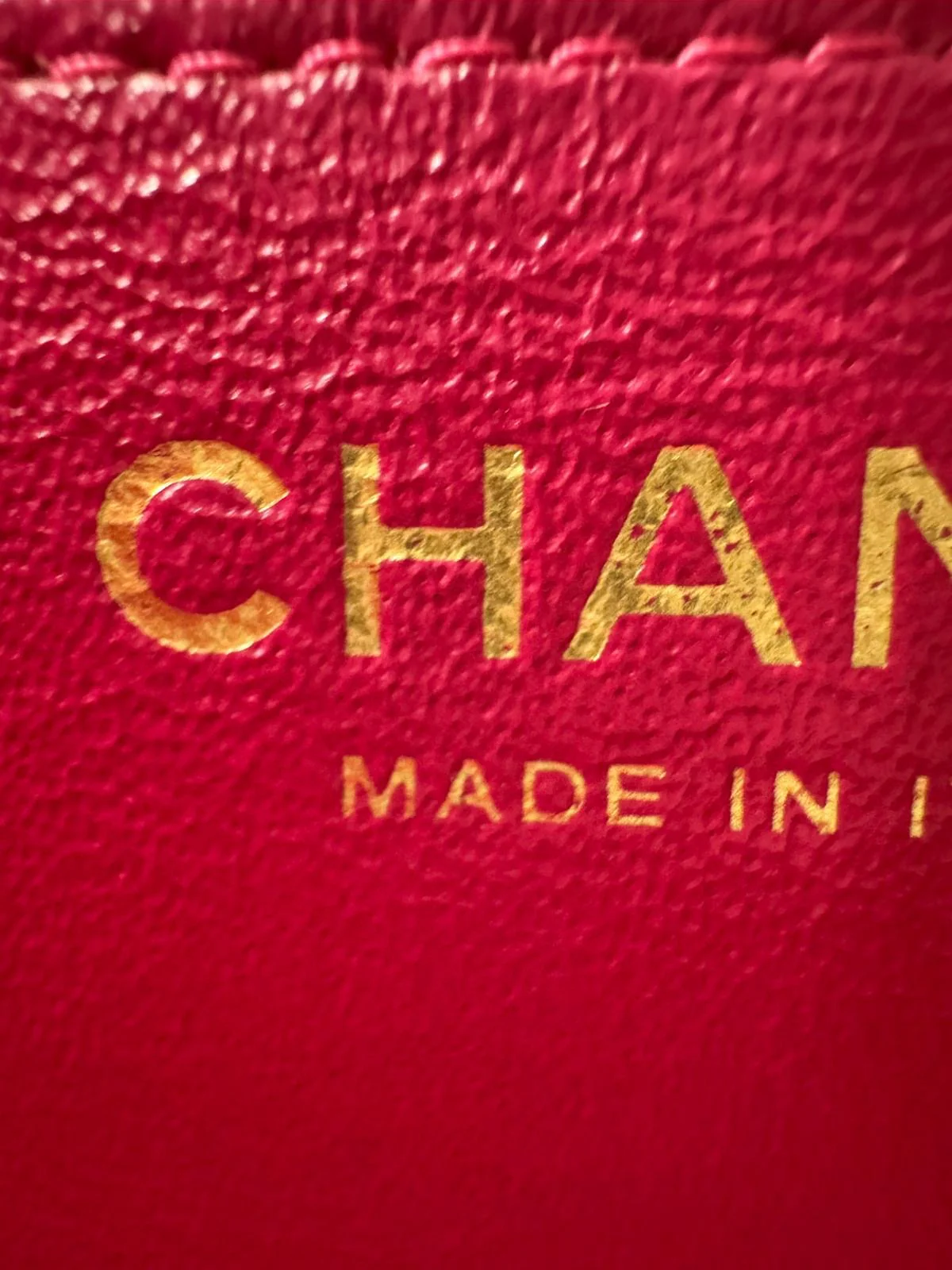 Chanel pink Lambskin Chevron Quilted Medium Double Flap - Image 20
