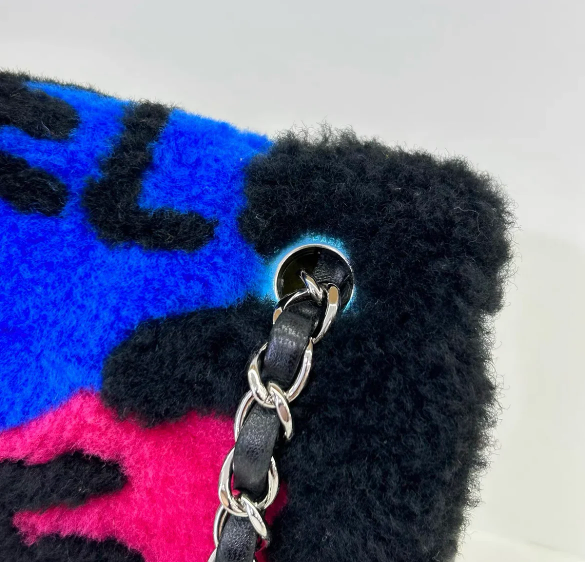 Chanel Pop Art Shearling Lamb Flap - Image 2