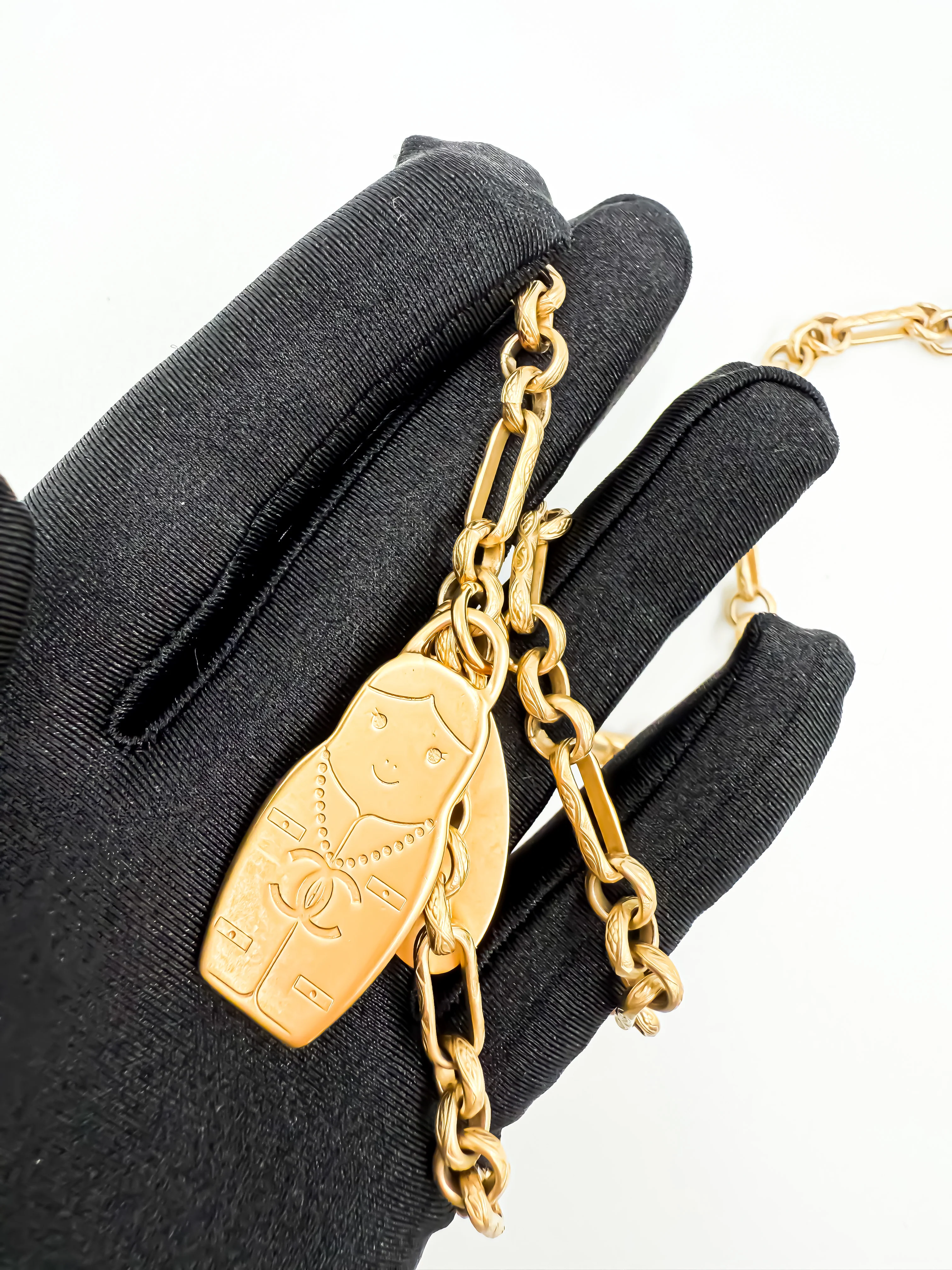 Chanel Pre Fall 2009 Paris Moscow Matryoshka Black Gold evening bag - Image 2