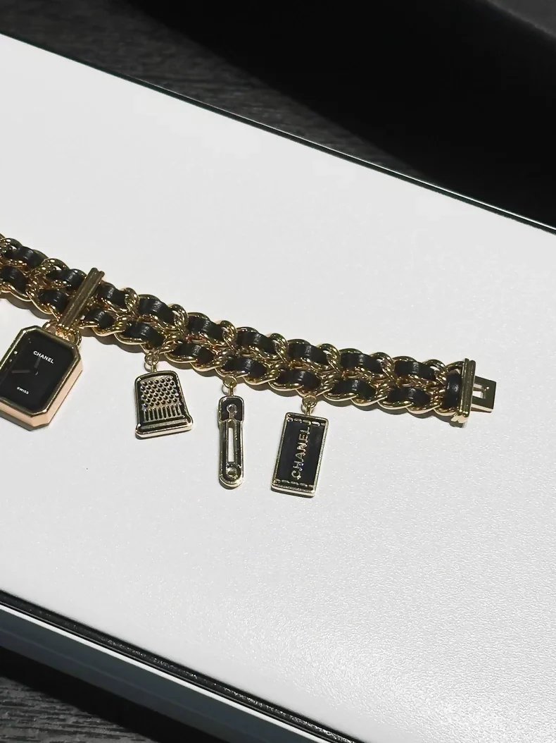 Chanel PREMIERE Limited Edition J12 Black Gold Multi-Element charms Watch - Image 3