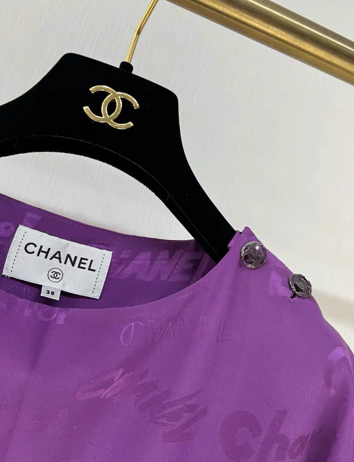 Chanel purple caftan size 38 - Image 2
