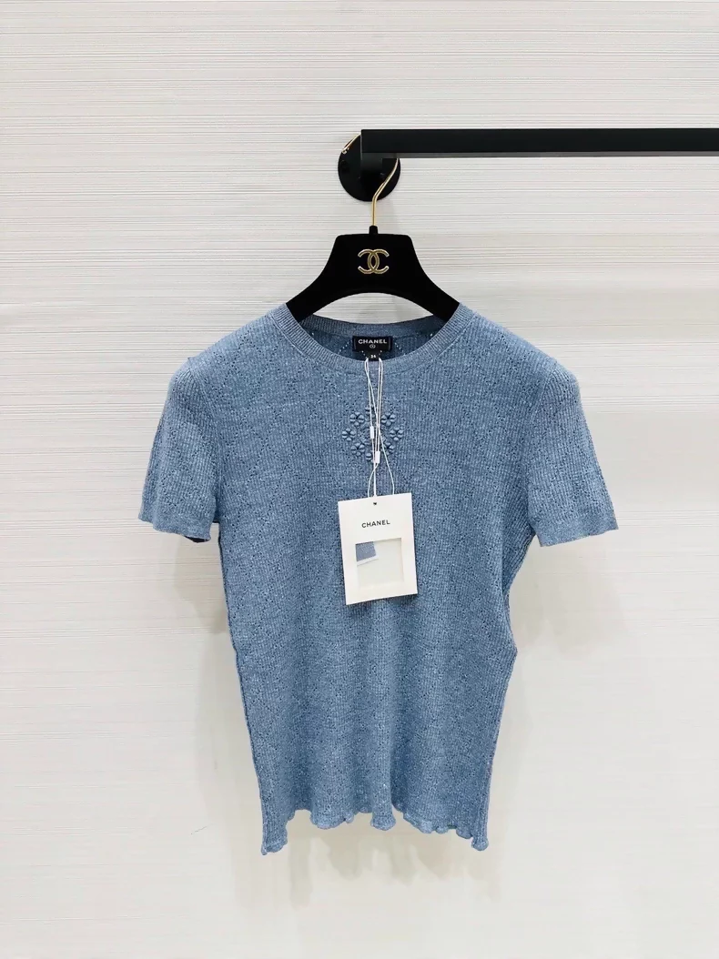 Chanel 26P blue top