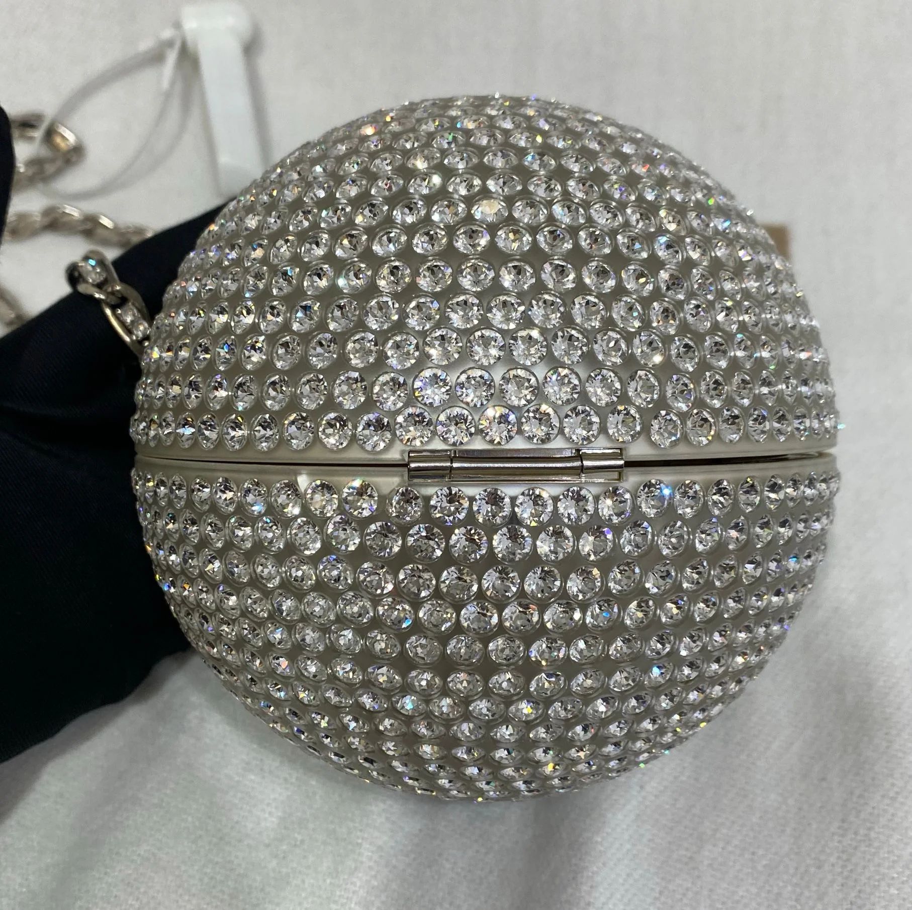 Chanel Runway Round Crystal Ball evening bag - Image 5