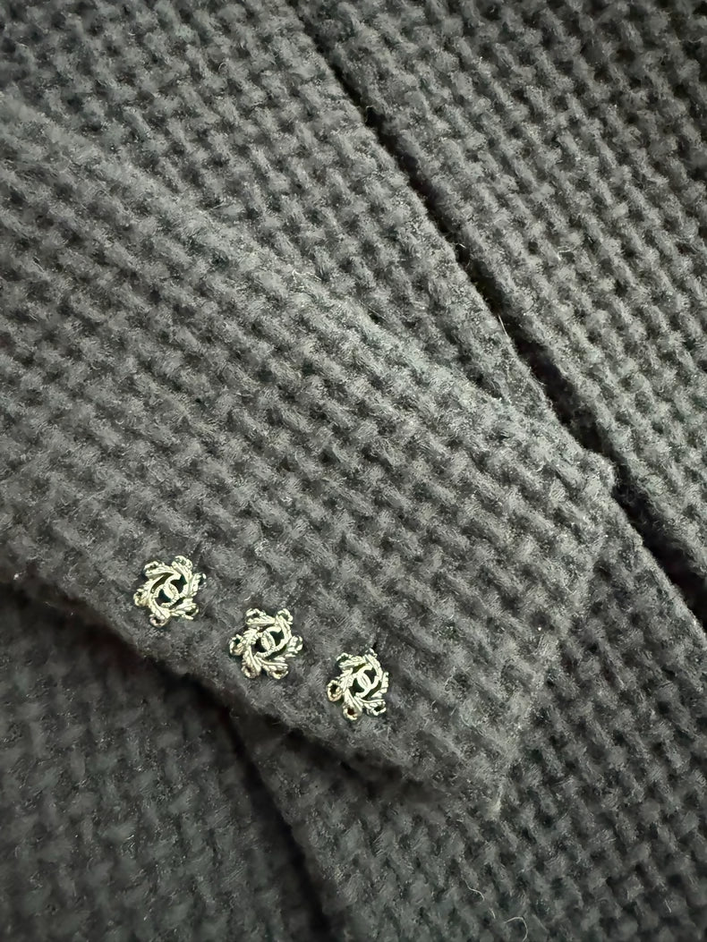 Chanel 2015 Paris-Salzburg black tweed coat - Image 3
