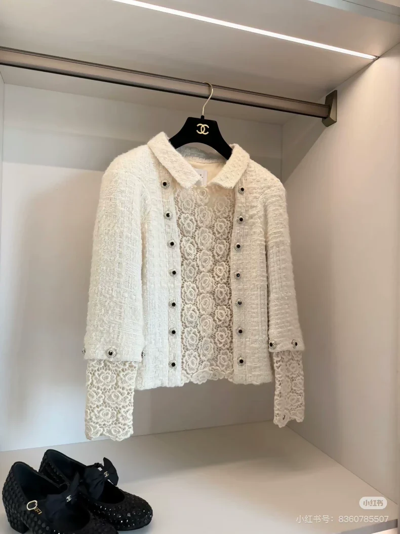 Chanel Pre-Fall 2015 Paris-Salzburg ecru tweed jacket - Image 2