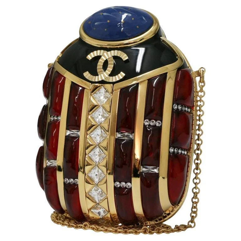 CHANEL SCARAB MINAUDIÈRE BAG 2019 EGYPT PARIS-NEW YORK EVENING CLUTCH - Image 2